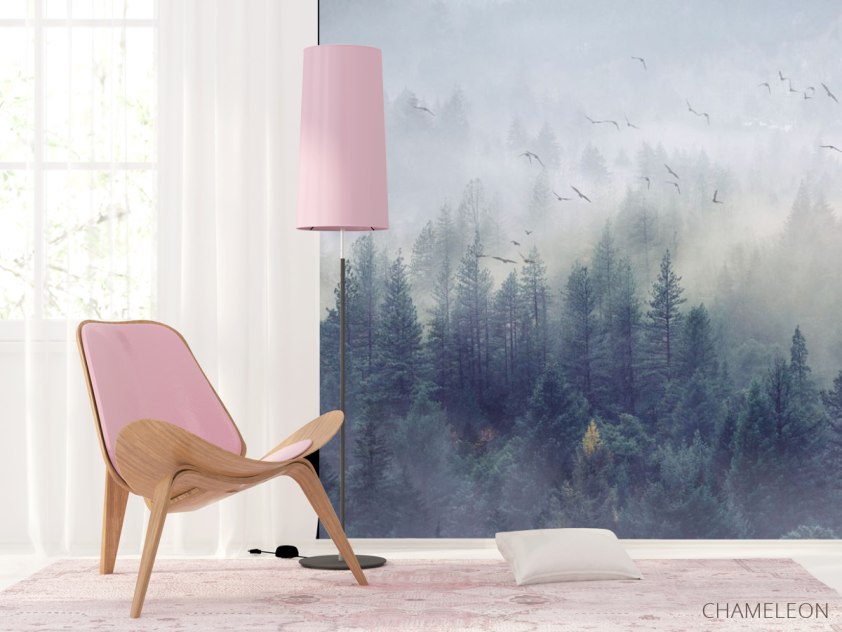 Фотошпалери ліс, туман - 4