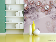 Фотошпалери Рожеві брошки - 3