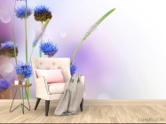 Фотообои Степные голубые цветы - 4