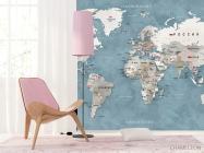 Фотошпалери Карта російською - 4