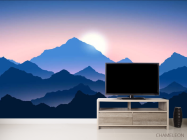 Фотообои горы в тумане - 2