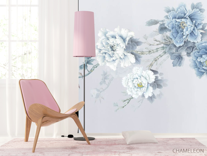 Фотошпалери Сині квіти - 4