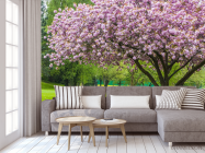 Фотообои дерево в цвете - 3