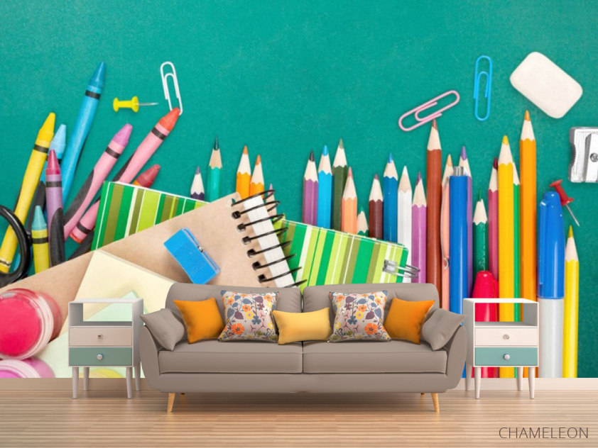 Фотообои Школьные пренадлежности - 1