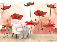 Фотообои маки - 4