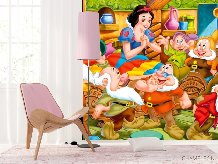 Фотошпалери Білосніжка і гноми - 4