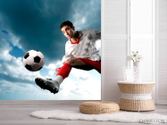 Фотошпалери Футболіст з м'ячем - 2