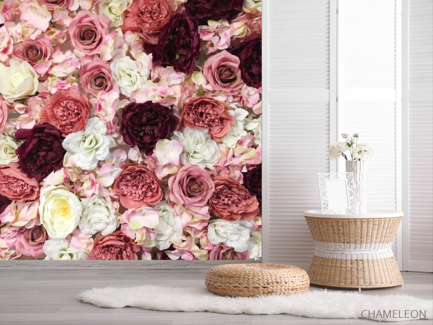 Фотошпалери троянди різних відтінків - 2
