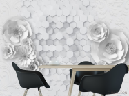 Фотошпалери 3D квіти - 1