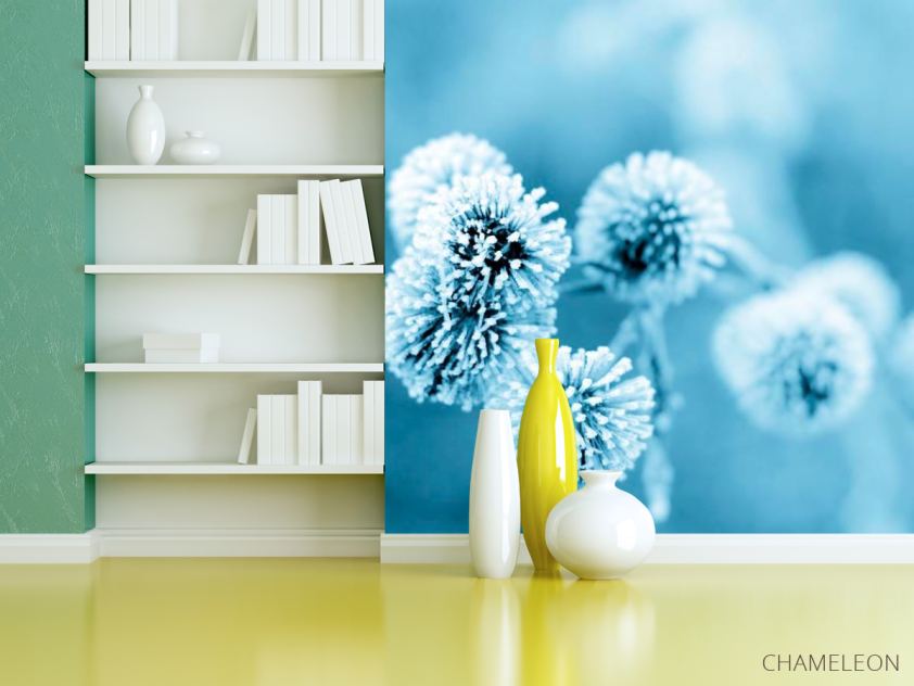 Фотошпалери Квіти в інеї - 3