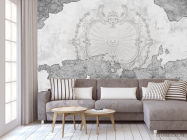 Фотообои Стенка с узором барельеф - 3