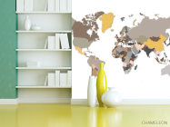 Фотошпалери Різнобарвна карта - 3