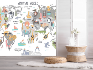 Фотошпалери Дитяча карта - 2