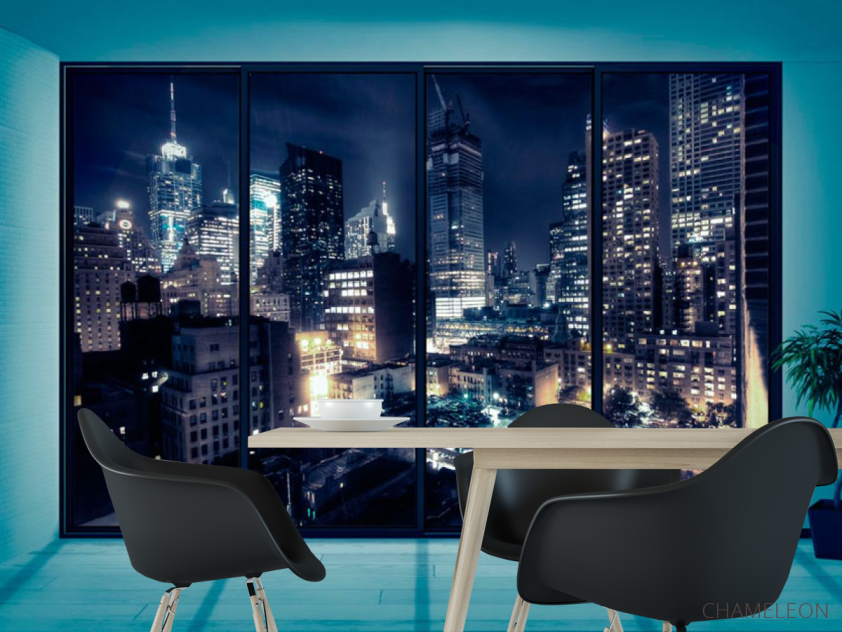 Фотошпалери Вид на нічне місто - 1