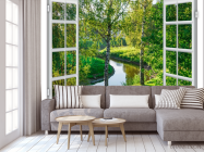 Фотообои Вид на березки - 3