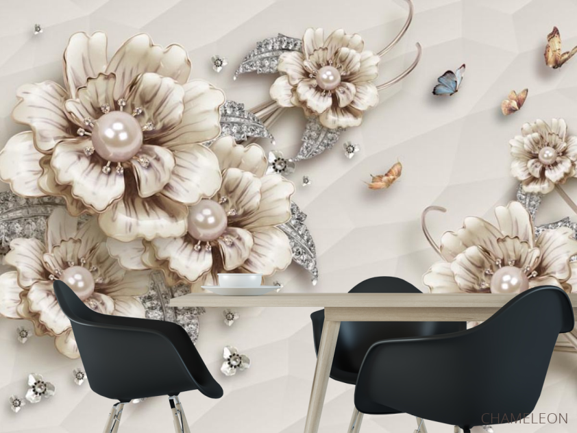 Фотошпалери 3д брошь - 1