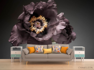 Фотообои Винтажный тёмный цветок - 1