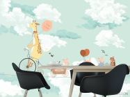 Фотошпалери Животные на велосипеде - 1