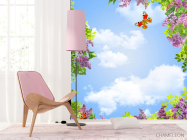 Фотошпалери Бузок на стелю - 4