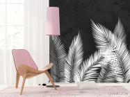 Фотошпалери зелене листя на стіну - 4