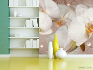 Фотошпалери 3D квіти - 3