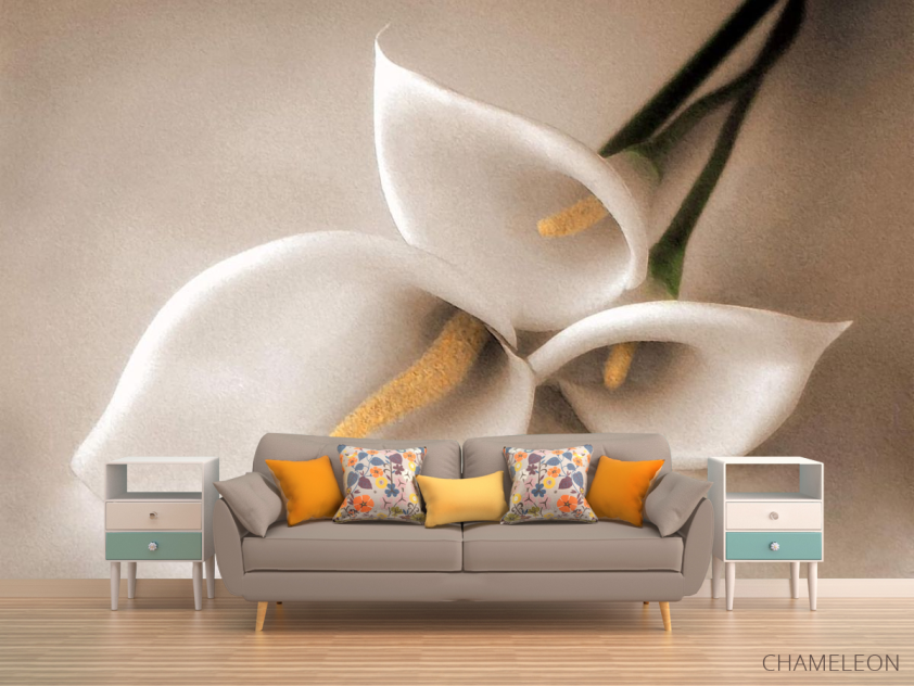 Фотообои белая лилия - 1