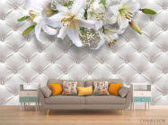 Фотообои Лилии под потолком - 1