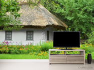 Фотообои домик с соломенной крышей - 2