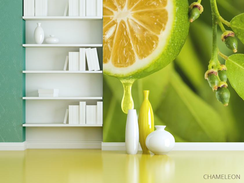 Фотошпалери яскравий лимон - 3