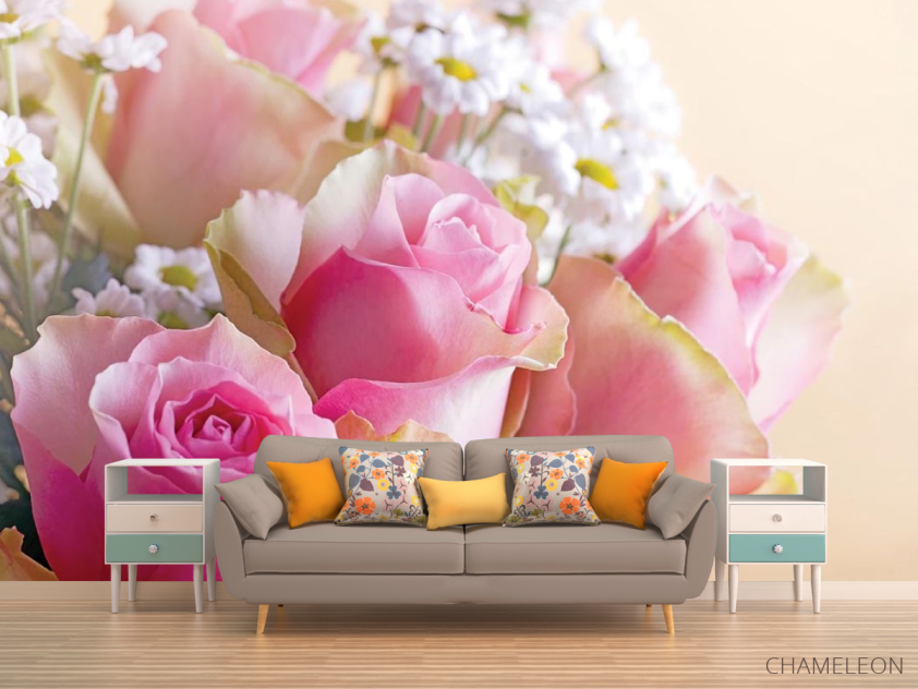 Фотообои Розовые розы - 1