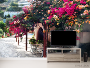 Фотообои цветочный дворик - 2