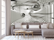 Фотообои Колонны и 3д сферы - 3