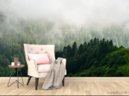 Фотообои Вид на туманый лес - 4