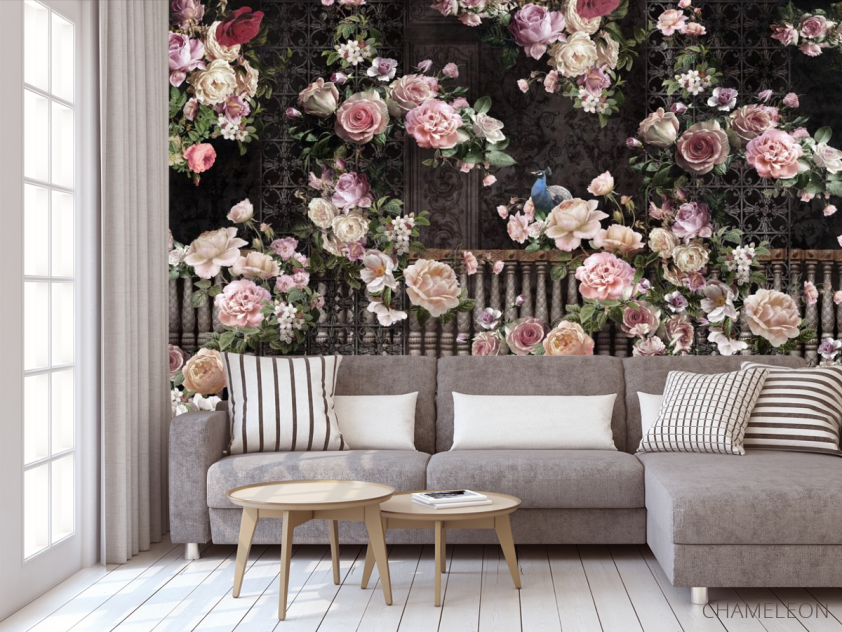 Фотообои 3д Розы - 3