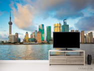 Фотообои Тучи, море, дома - 2