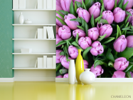Фотошпалери Букет фіолетових тюльпанів - 3