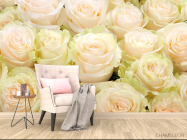 Фотообои нежные розы - 4