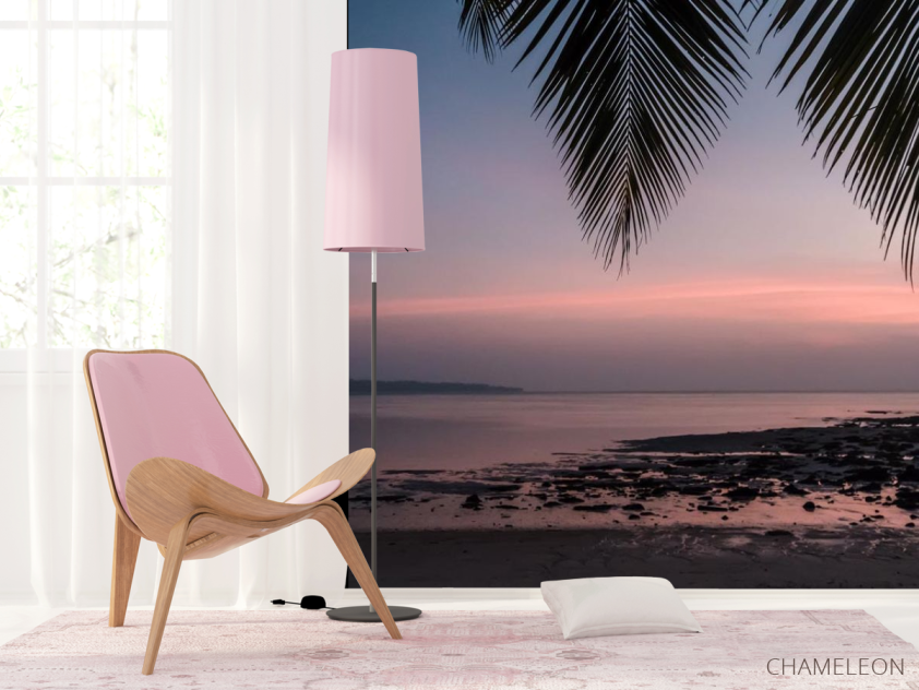 Фотошпалери захід під пальмою - 4