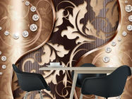 Фотошпалери 3d візерунок і камені - 1