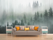 Фотообои Туманный лес 3д - 1