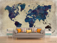 Фотообои Карта винтажная - 1