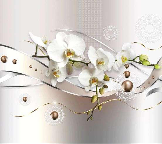 Фотообои Орхидеи 3Д 23925