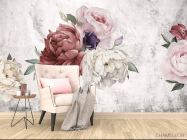 Фотообои Винтажные пионы - 4