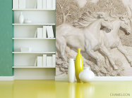 Фотошпалери 3д конячки - 3