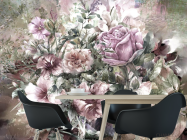 Фотошпалери квіти картина бузкова - 1