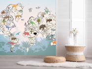 Фотошпалери Карта і тропіки - 2