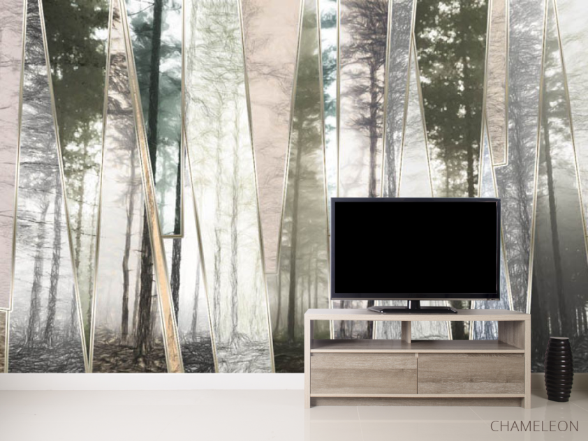 Фотообои 3d деревья - 2