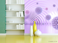 Фотошпалери фіолетові кулі - 3