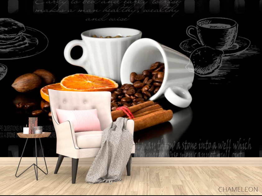 Фотообои в кухню Кофе - 4