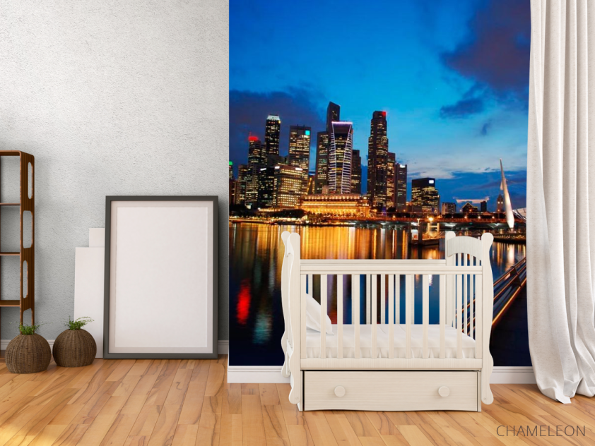 Фотообои Вода, отражение, дома - 2